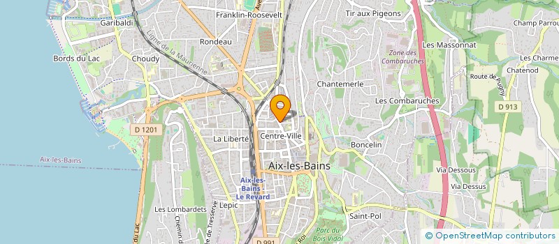 localisation de l'entreprise BRASSEUR OPTIQUE à AIX-LES-BAINS