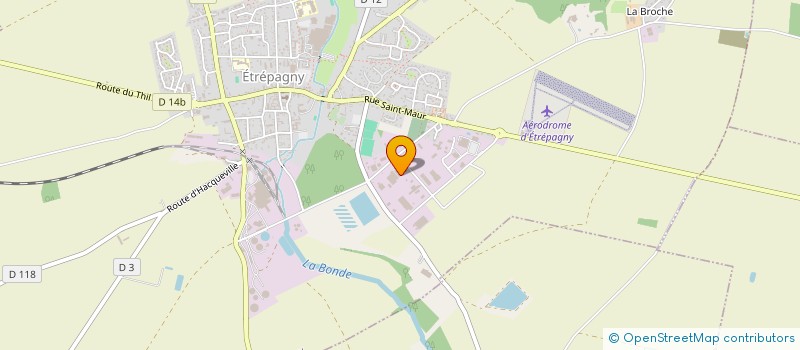 localisation de l'entreprise BRASSEUR OUTILLAGE à ETREPAGNY