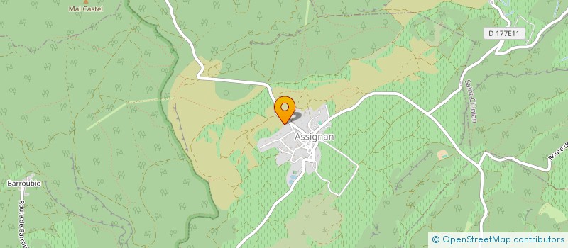 localisation de l'entreprise BRASSIGNAN  ASSIGNAN