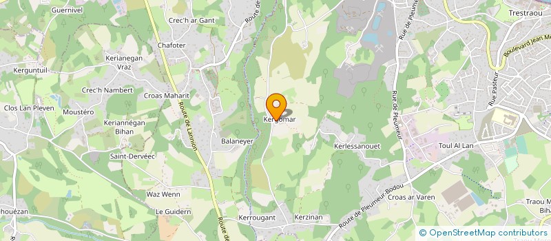 localisation de l'entreprise BRASSTILLERIE KANARFOLL  PERROS-GUIREC