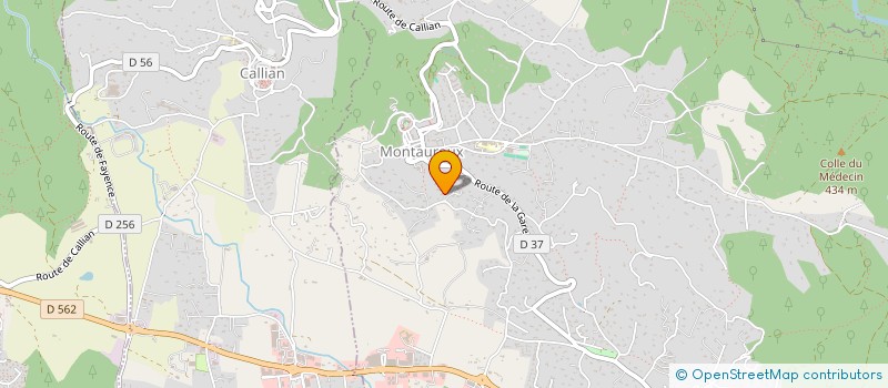 localisation de l'entreprise BRAT GRUB INVEST  MONTAUROUX