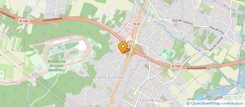 localisation de l'entreprise BRAT LS IMMO à LINAS