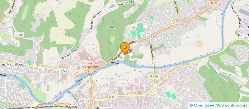 localisation de l'entreprise BRAT STUDIO  TRELISSAC