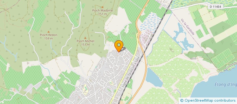 localisation de l'entreprise BRATEAU ET FILS à FRONTIGNAN