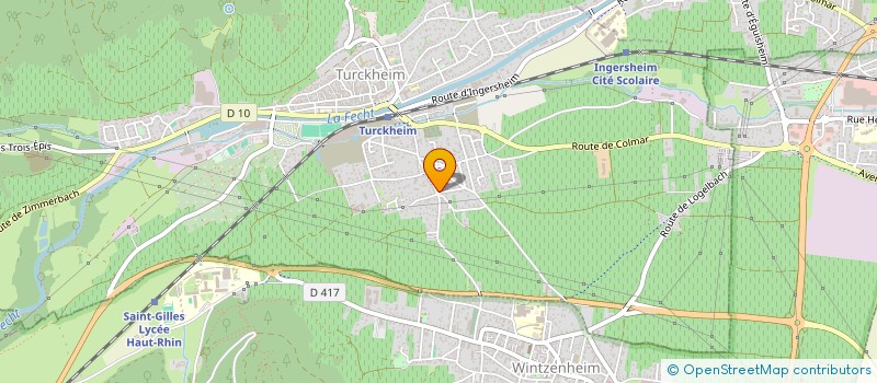 localisation de l'entreprise BRATHSTASS  TURCKHEIM