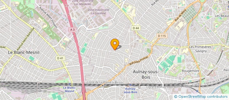 localisation de l'entreprise BRATIMMO à AULNAY-SOUS-BOIS