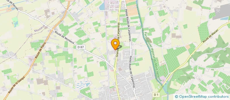 localisation de l'entreprise BRATIS CONSTRUCTION à VEDENE