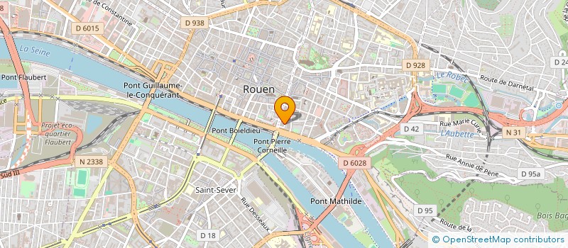 localisation de l'entreprise BRATU à ROUEN