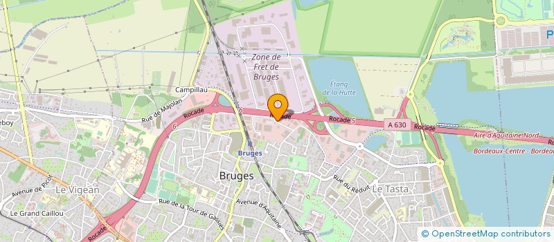 localisation de l'entreprise BRAUD ENERGY  EYSINES