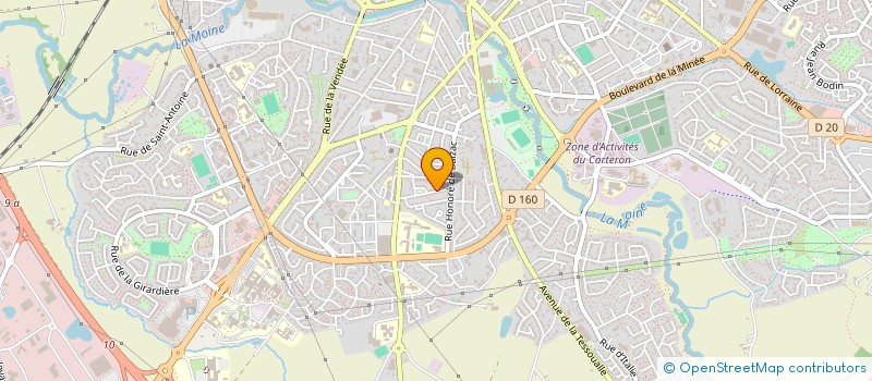 localisation de l'entreprise BRAUD EURL à CHOLET
