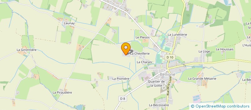localisation de l'entreprise BRAUD & FILS à LOIREAUXENCE