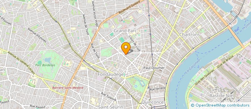 localisation de l'entreprise BRAUD INVEST  BORDEAUX