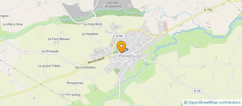 localisation de l'entreprise BRAUD TRISTAN  PLENEE-JUGON