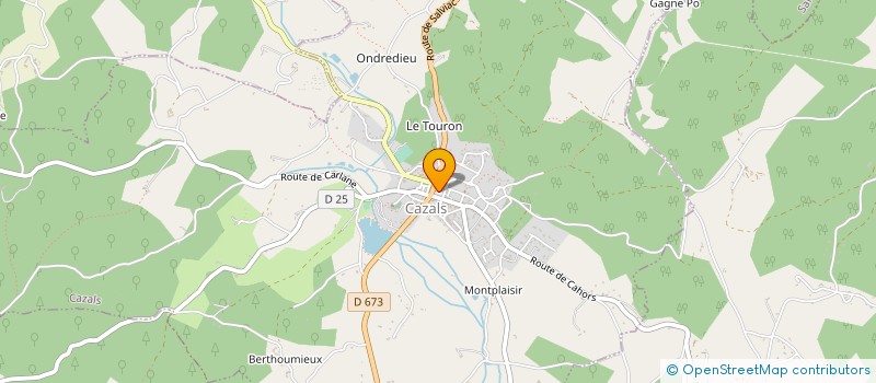 localisation de l'entreprise BRAULES  CAZALS