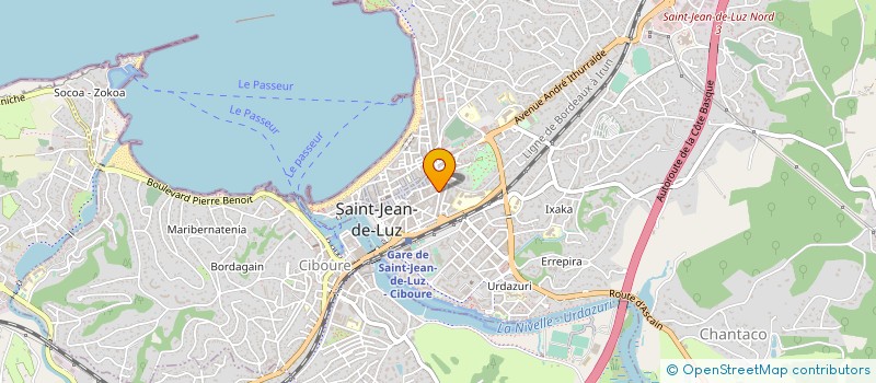 localisation de l'entreprise BRAULT à SAINT-JEAN-DE-LUZ