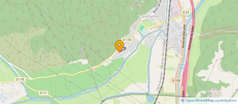 localisation de l'entreprise BRAULT  LAMANON