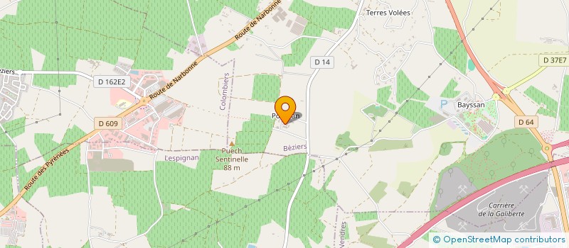 localisation de l'entreprise BRAULT FONCIER MERCORENT  BEZIERS