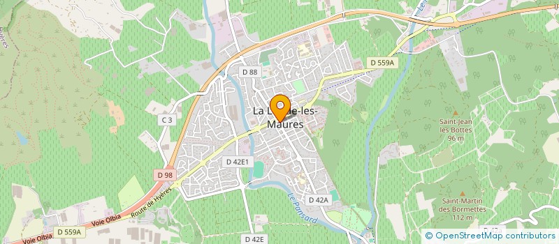 localisation de l'entreprise BRAULT LANGLADE à LA LONDE-LES-MAURES