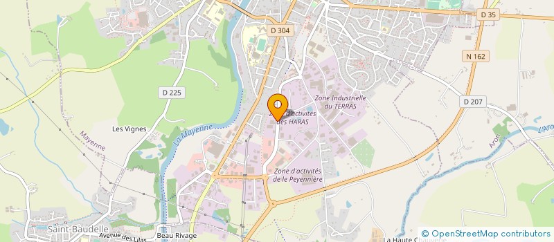 localisation de l'entreprise BRAULT & NOVALU à MAYENNE