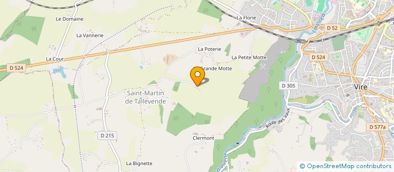 localisation de l'entreprise BRAULT PEDICURE BOVINS  VIRE-NORMANDIE