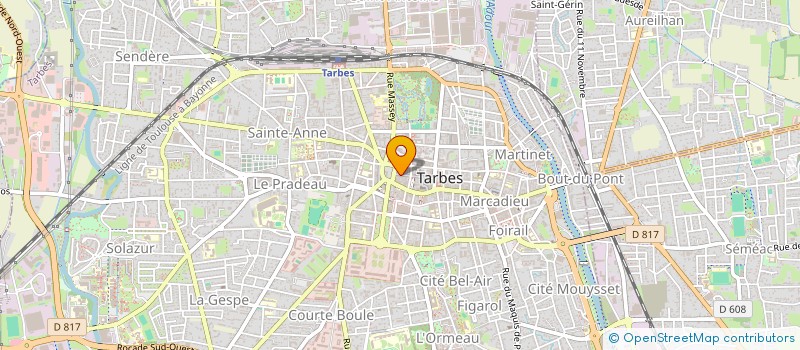 localisation de l'entreprise BRAUMED  TARBES