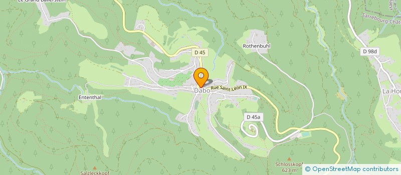 localisation de l'entreprise BRAUN  DABO