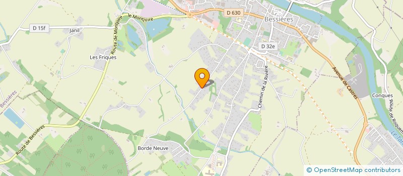 localisation de l'entreprise BRAUN  BESSIERES