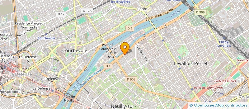 localisation de l'entreprise BRAUN-T à NEUILLY-SUR-SEINE