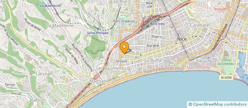 localisation de l'entreprise BRAUN & ZEBICHE  NICE