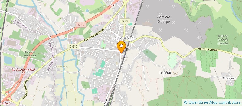 localisation de l'entreprise BRAUTEX  LA COURONNE