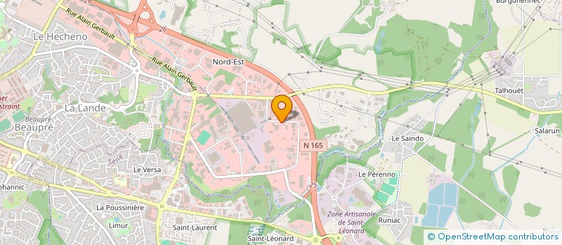 localisation de l'entreprise BRAUTHITE BRETAGNE à VANNES