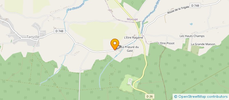 localisation de l'entreprise BRAUX à AUNOU-SUR-ORNE