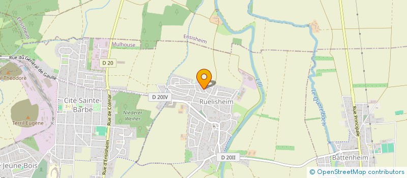 localisation de l'entreprise BRAV  RUELISHEIM