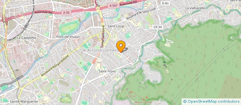 localisation de l'entreprise BRAV'ART PRODUCTION  MARSEILLE