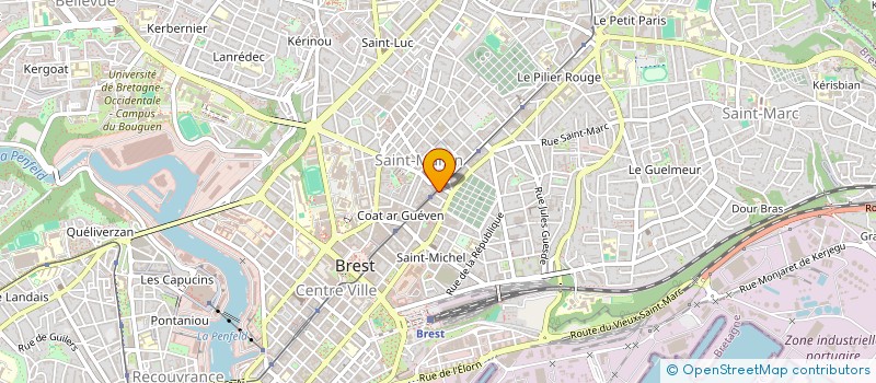 localisation de l'entreprise BRAV'EO à BREST