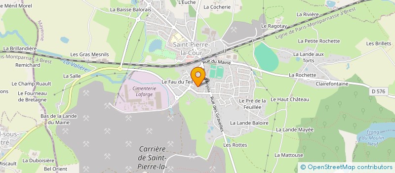 localisation de l'entreprise BRAVA  SAINT-PIERRE-LA-COUR