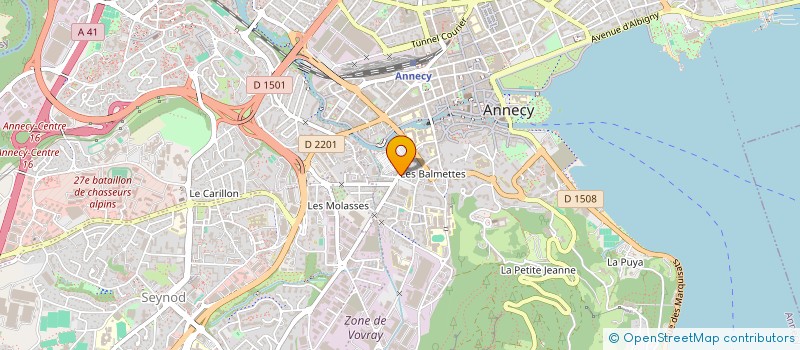 localisation de l'entreprise BRAVADO à ANNECY