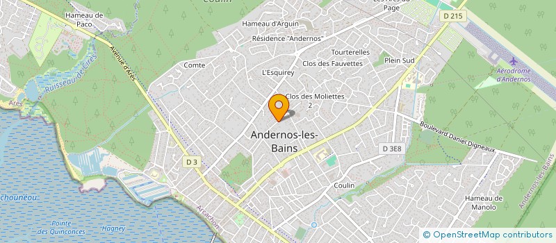 localisation de l'entreprise BRAVATE  ANDERNOS-LES-BAINS