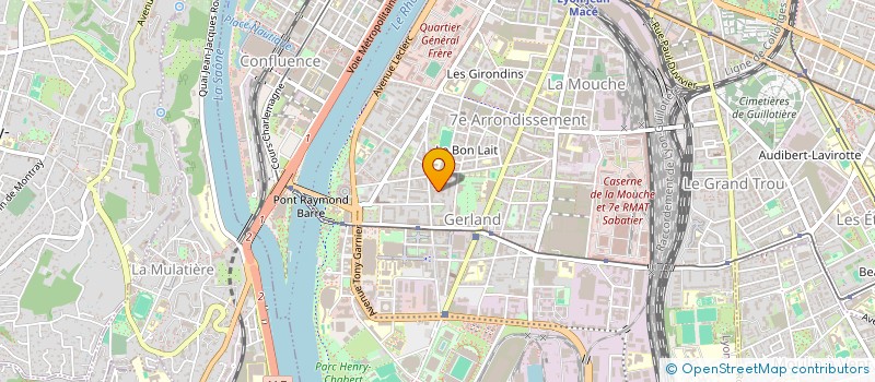 localisation de l'entreprise BRAVE GUY'S COMPAGNIE  LYON