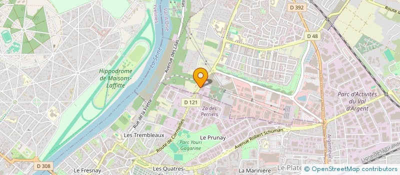 localisation de l'entreprise BRAVILOR FRANCE à CORMEILLES-EN-PARISIS