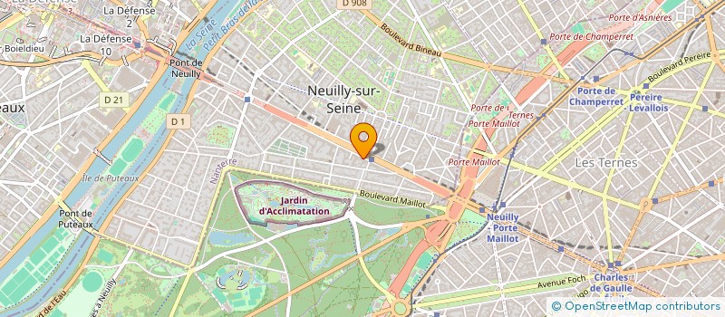 localisation de l'entreprise BRAVISSIMO à NEUILLY-SUR-SEINE