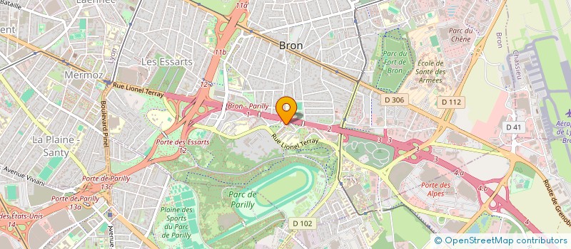 localisation de l'entreprise BRAVLOOK  BRON