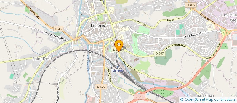 localisation de l'entreprise BRAVO 11  LISIEUX