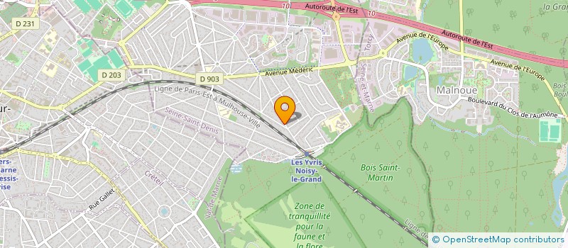 localisation de l'entreprise BRAVO  NOISY-LE-GRAND