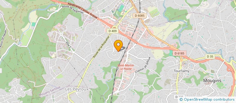 localisation de l'entreprise BRAVO à MOUGINS