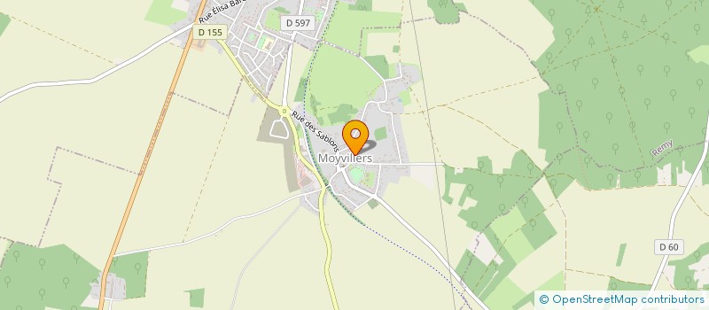 localisation de l'entreprise BRAVO CHARLIE  MOYVILLERS