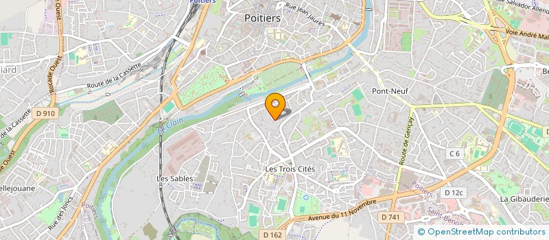 localisation de l'entreprise BRAVO COCO à POITIERS