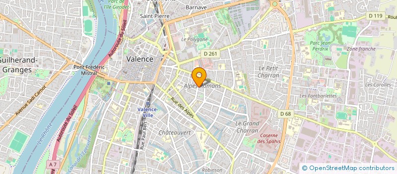 localisation de l'entreprise BRAVO IMMO  VALENCE