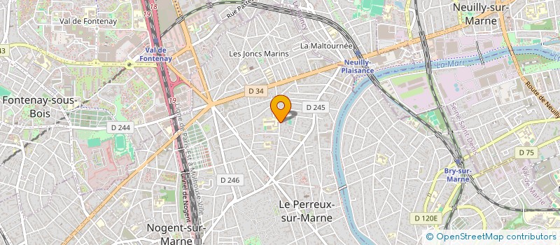 localisation de l'entreprise BRAVO LIMA FOX  LE PERREUX-SUR-MARNE