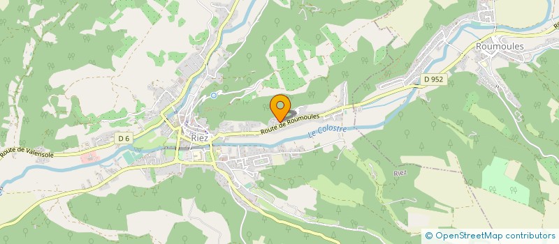 localisation de l'entreprise BRAVO PAPA AVIATION  RIEZ